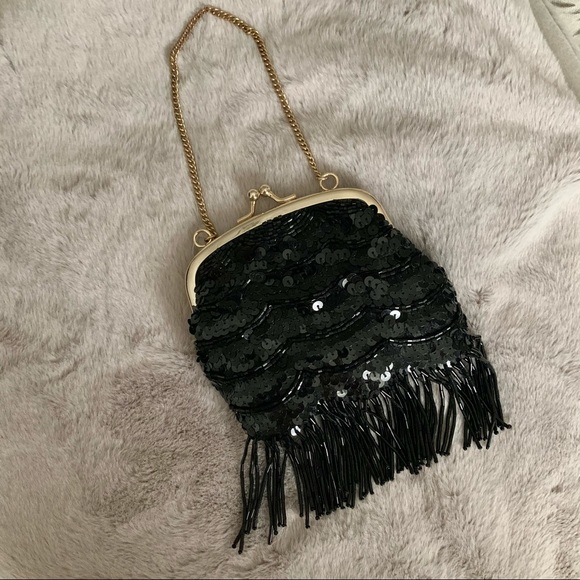 Banana Republic 1920s Beaded Pouch 🌌 - Picture 3 of 4